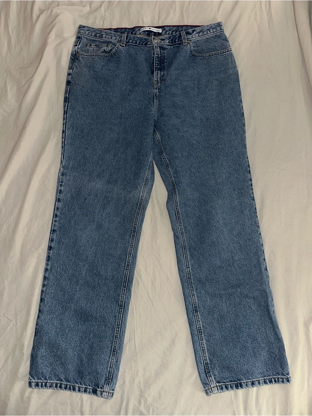 Vintage Tommy Hilfiger Baggy Wide Leg Jeans, Y2K, Skater, 90s